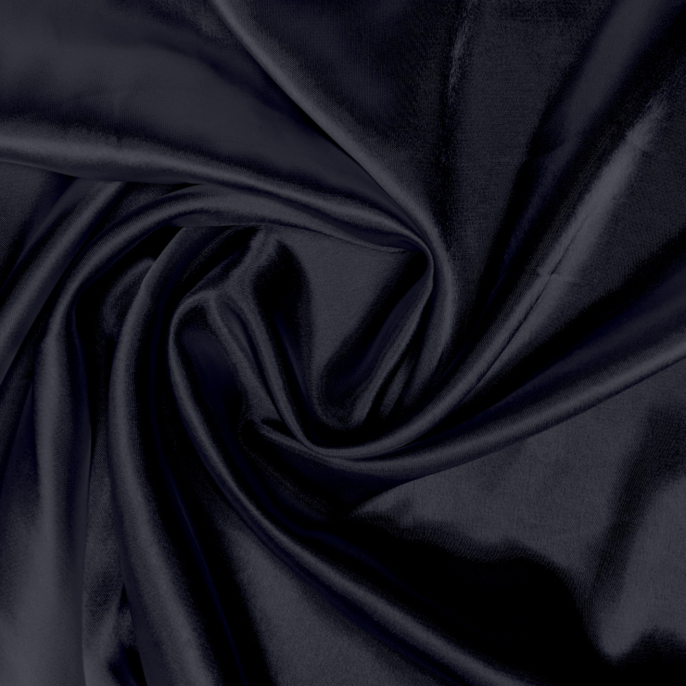 Black Polyester Satin Order By The Metre